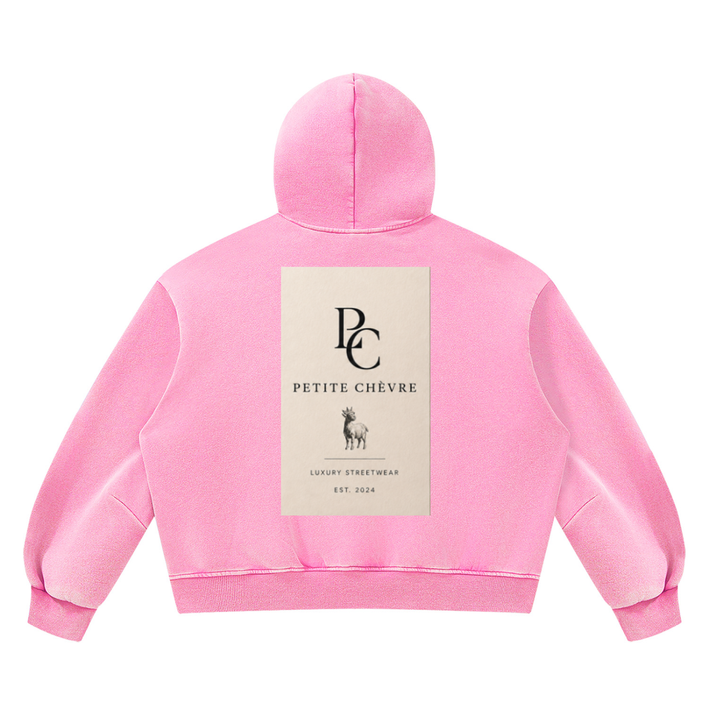 Vintage Wash Boxy Fleece Hoodie (multiple colors)