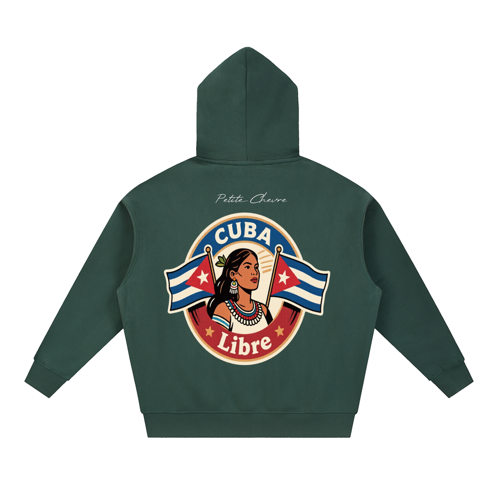 CUBA LIBRE Essential Oversized Fleece Boxy Hoodie