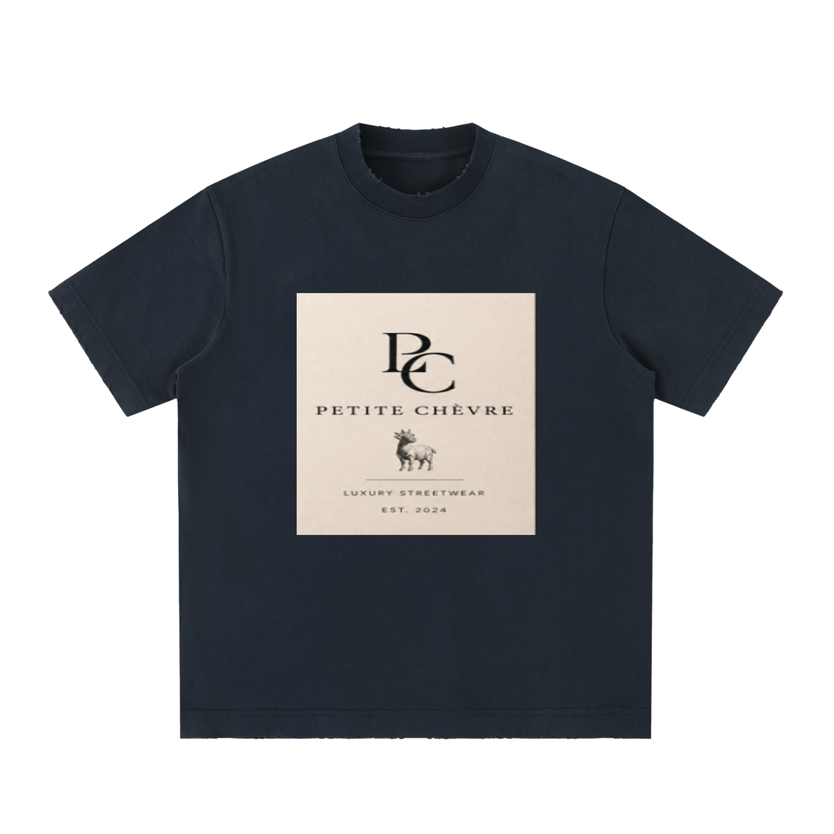 Heavyweight Vintage Washed Frayed T-Shirt