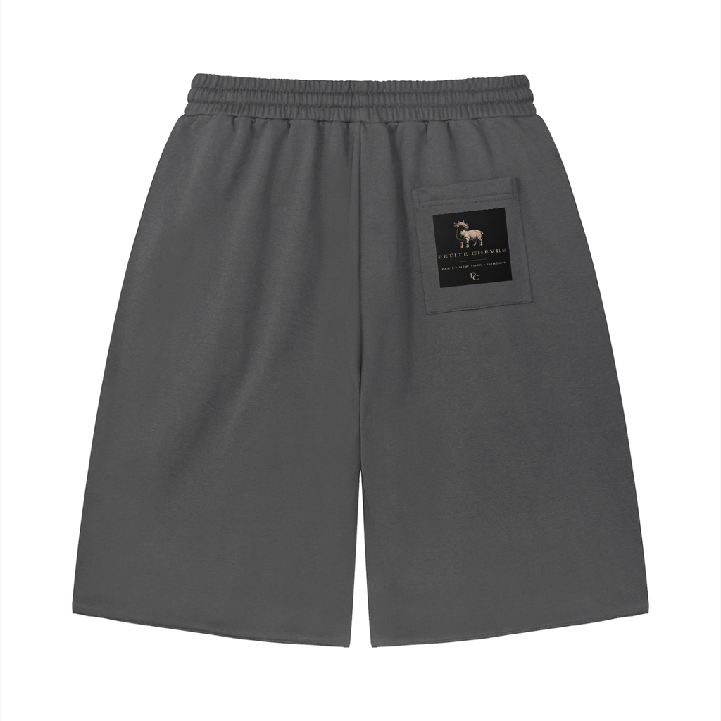 Unisex Loose Raw Edge Shorts