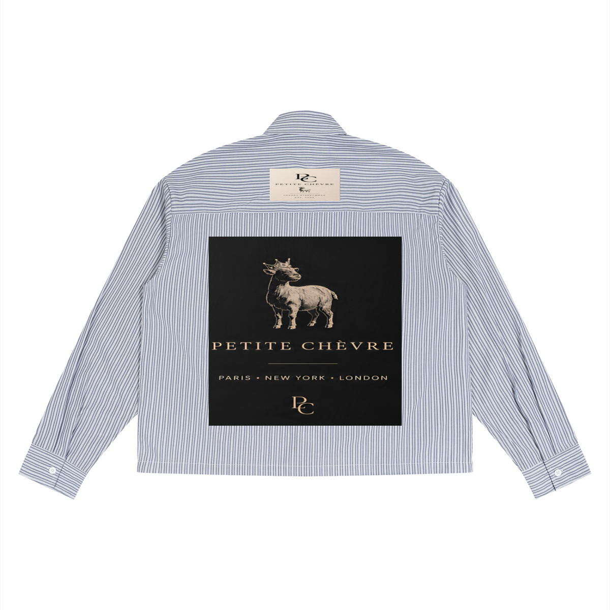 Unisex Boxy Striped Shirt