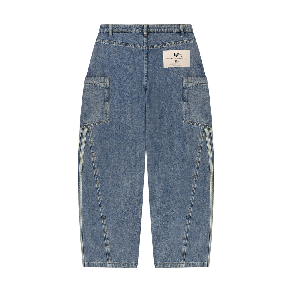Women's Vintage Wash Barrel Leg Jeans