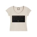 Essential V-Neck Bodycon T-Shirt