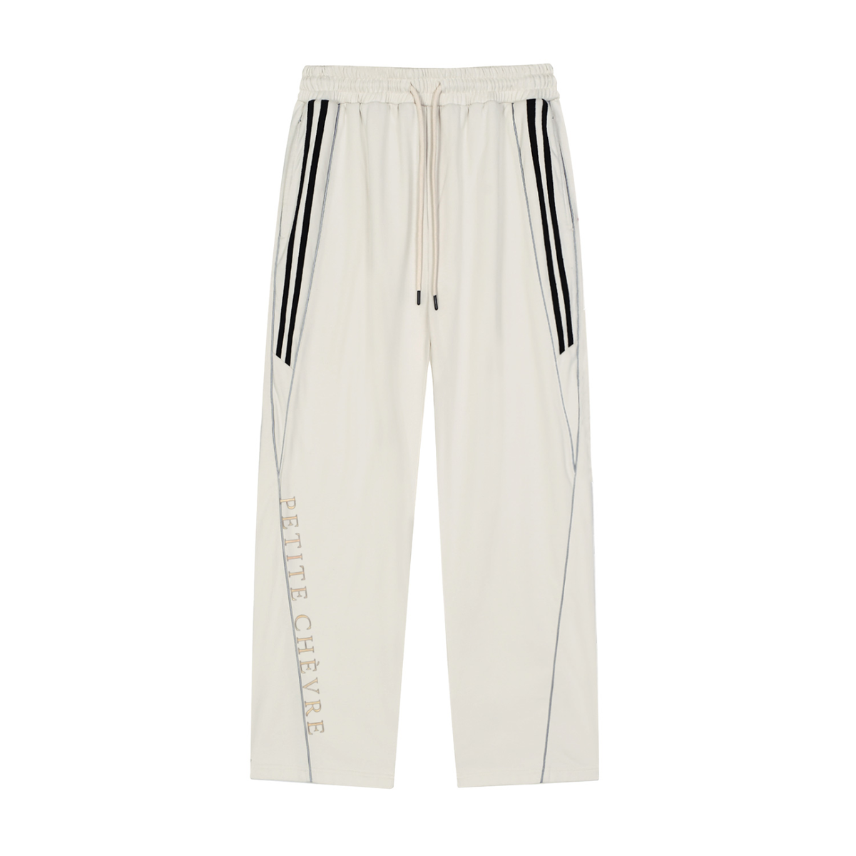 Reflection Striped Straight-Leg Sweatpants