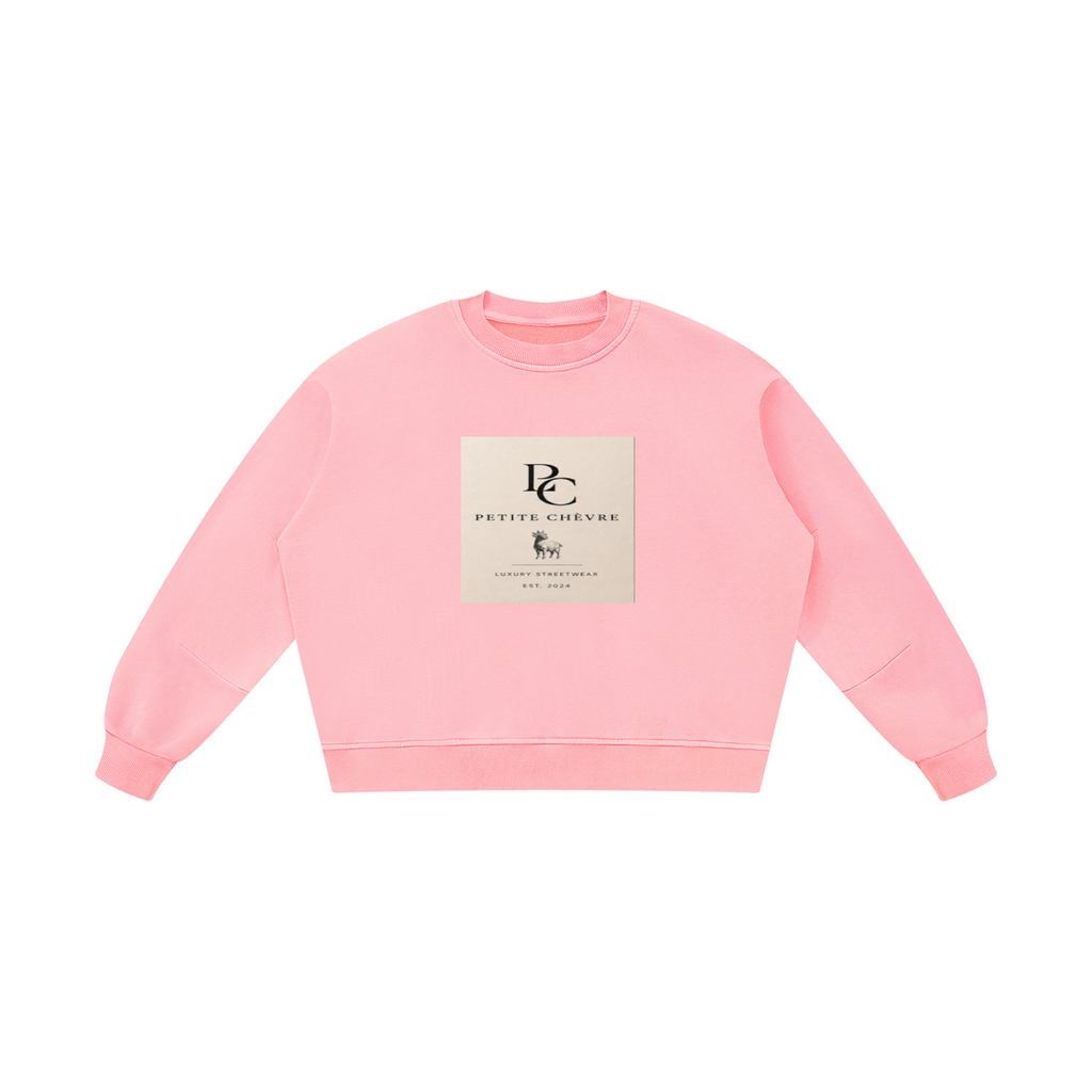 Unisex Boxy Vintage Washed Sweatshirt