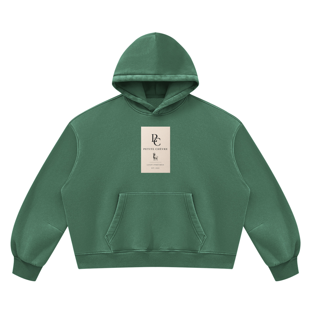 Vintage Wash Boxy Fleece Hoodie (multiple colors)