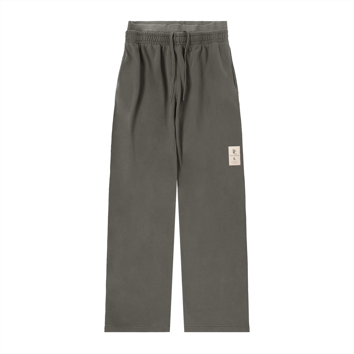 Womens Vintage Washed Waist Pants