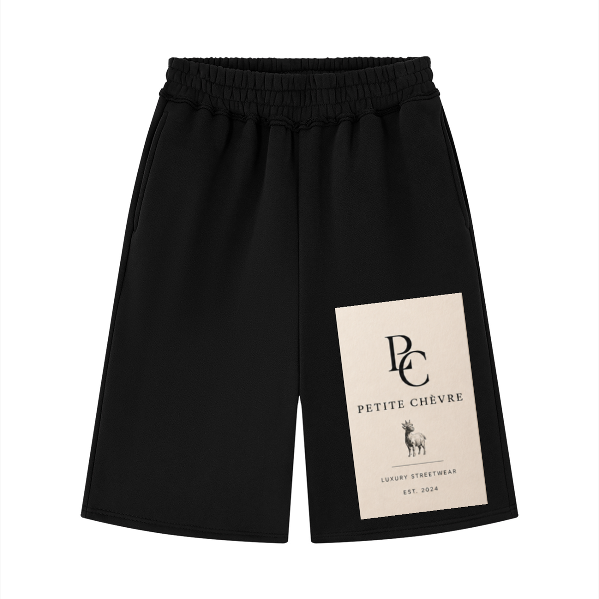 Raw Edge Fleece Shorts (multiple colors)