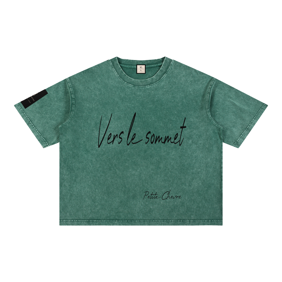 Mineral Wash Boxy Cotton T-Shirt