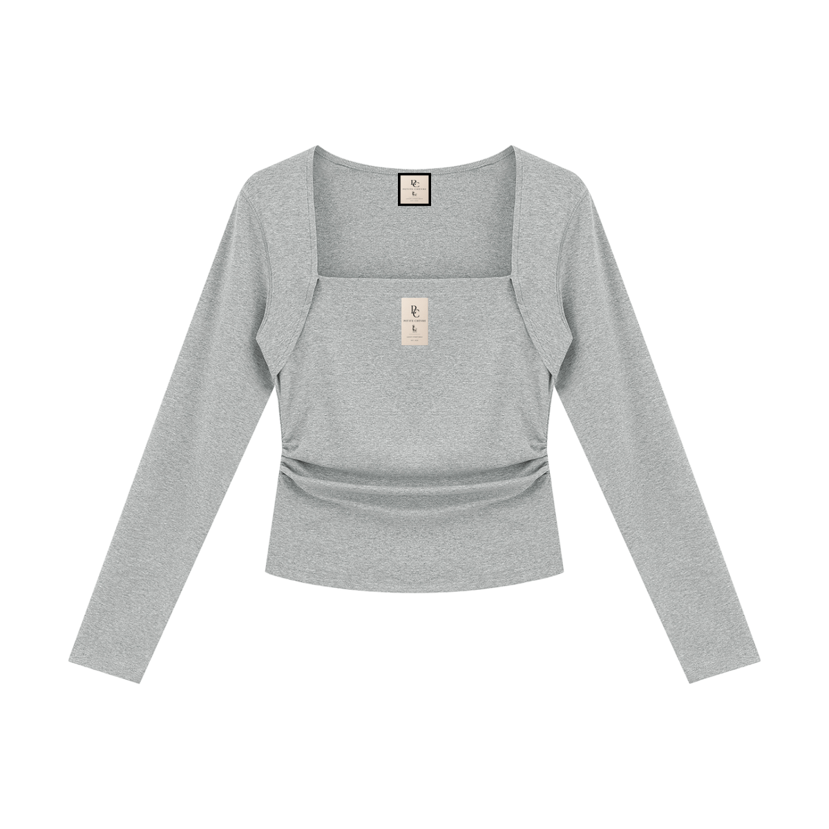 Women's Ruched Long Sleeve T-Shirt