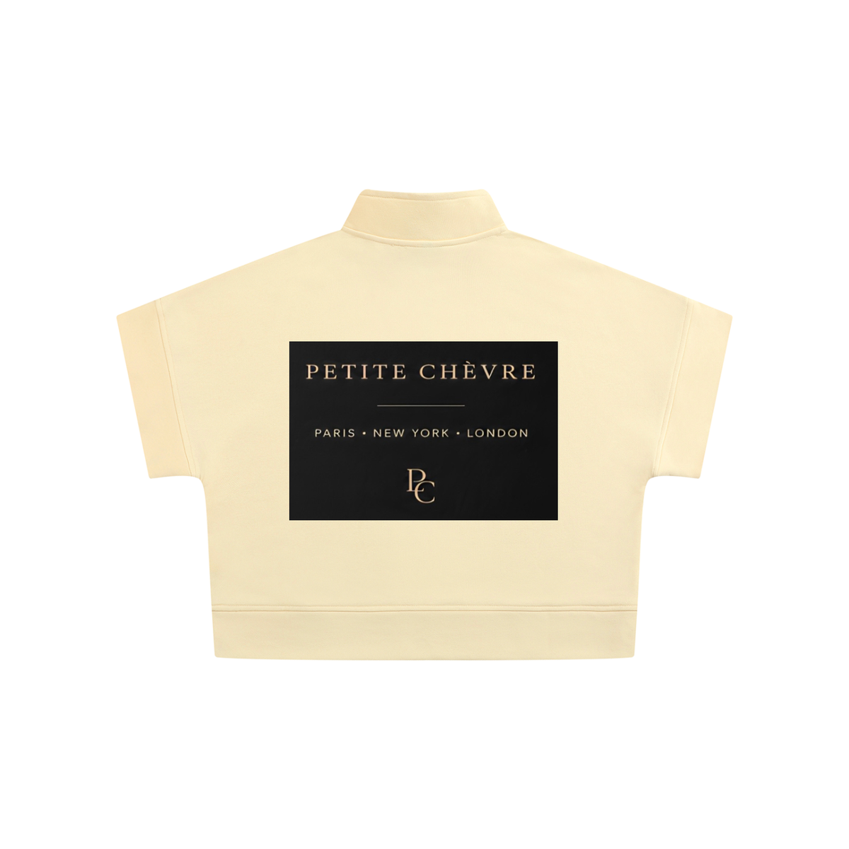 Women's Quarter Zip Crop Sweatshirt (multiple colors)