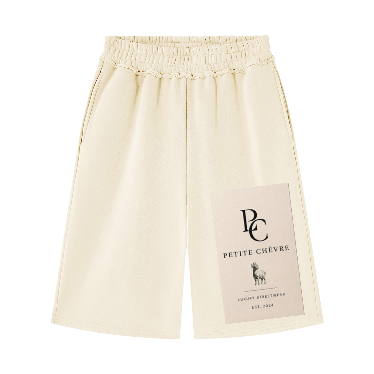 Raw Edge Fleece Shorts (multiple colors)