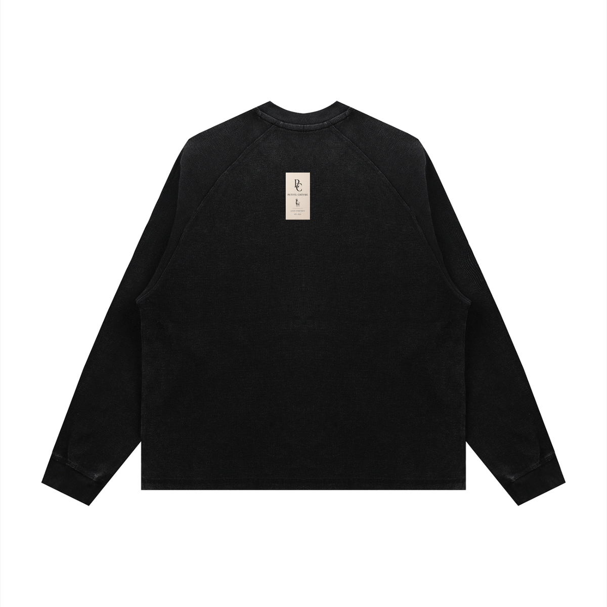 Unisex Vintage Wash Boxy  Waffle T-Shirt
