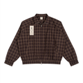Unisex Plaid Full-Zip Track Jacket