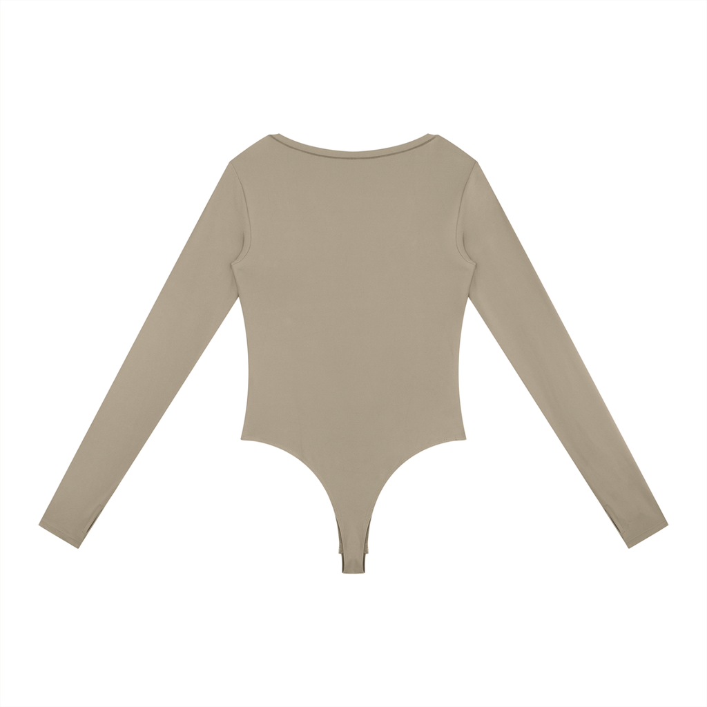 Women's Tight Long Sleeve Yoga Bodysuit