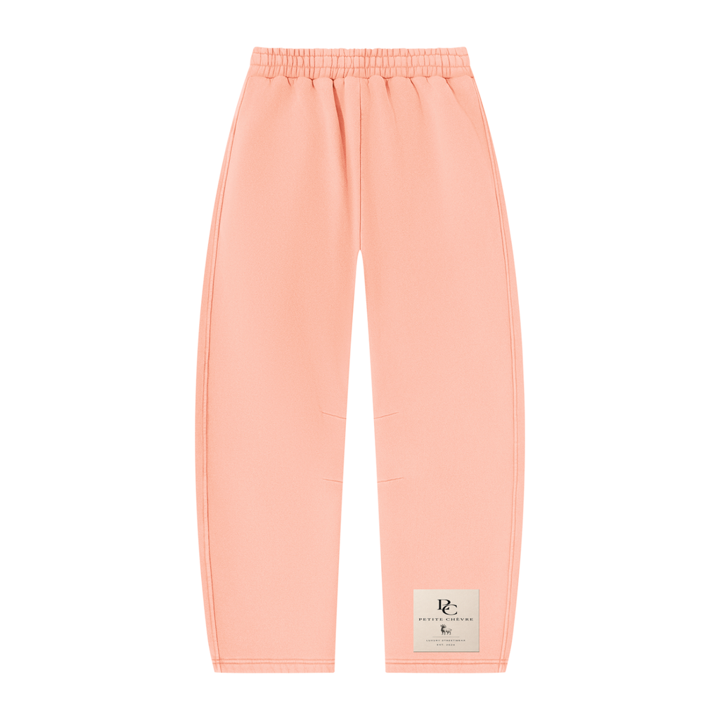Unisex Vintage Wash Barrel Leg Fleece Sweatpants (multiple colors)