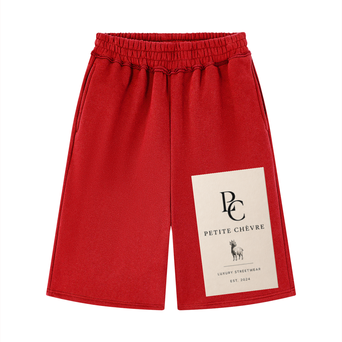 Raw Edge Fleece Shorts (multiple colors)