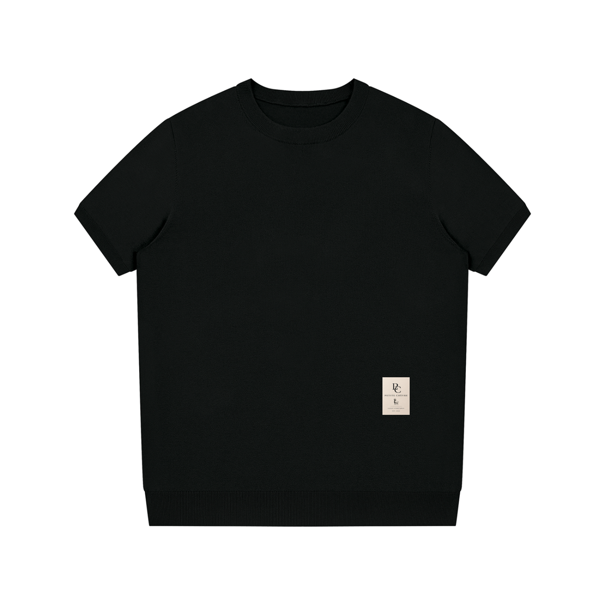 Crewneck Knit T-Shirt (multiple colors)