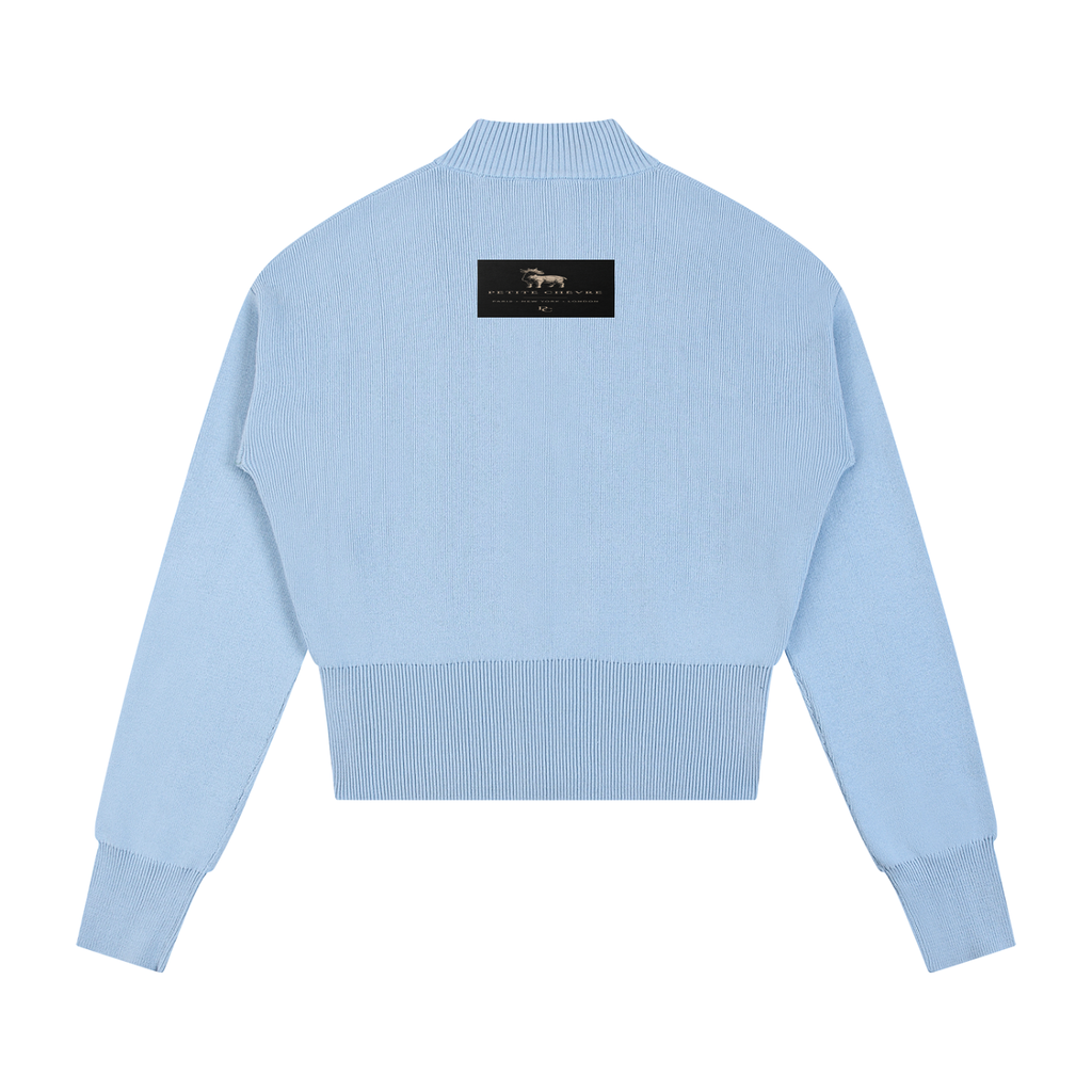 Women’s Mock Neck Zip Up Cardigan