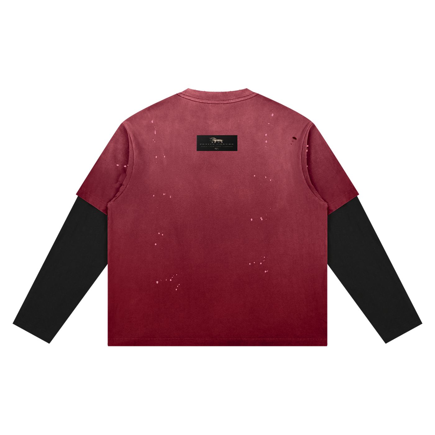 Unisex Vintage Wash Distressed Layer T-Shirt