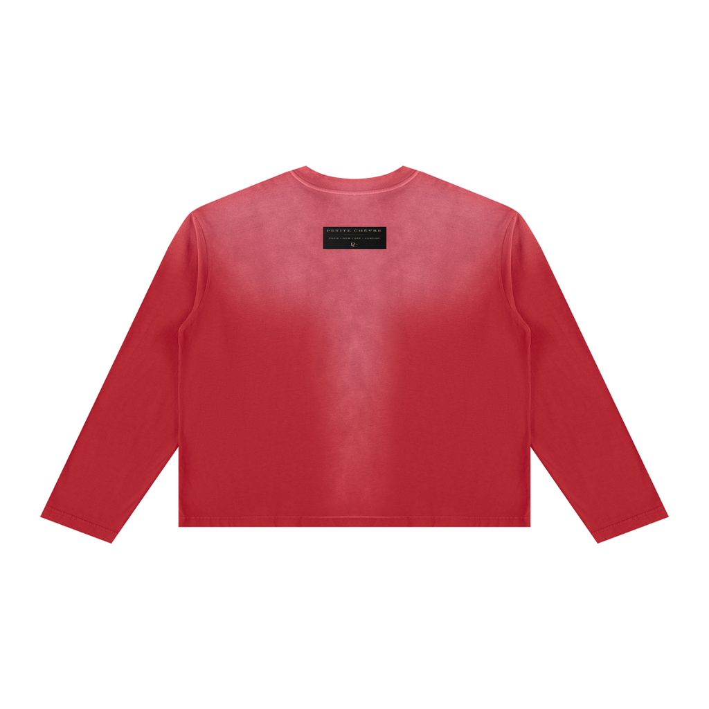 Unisex Sunfade Boxy Long Sleeve T-Shirt