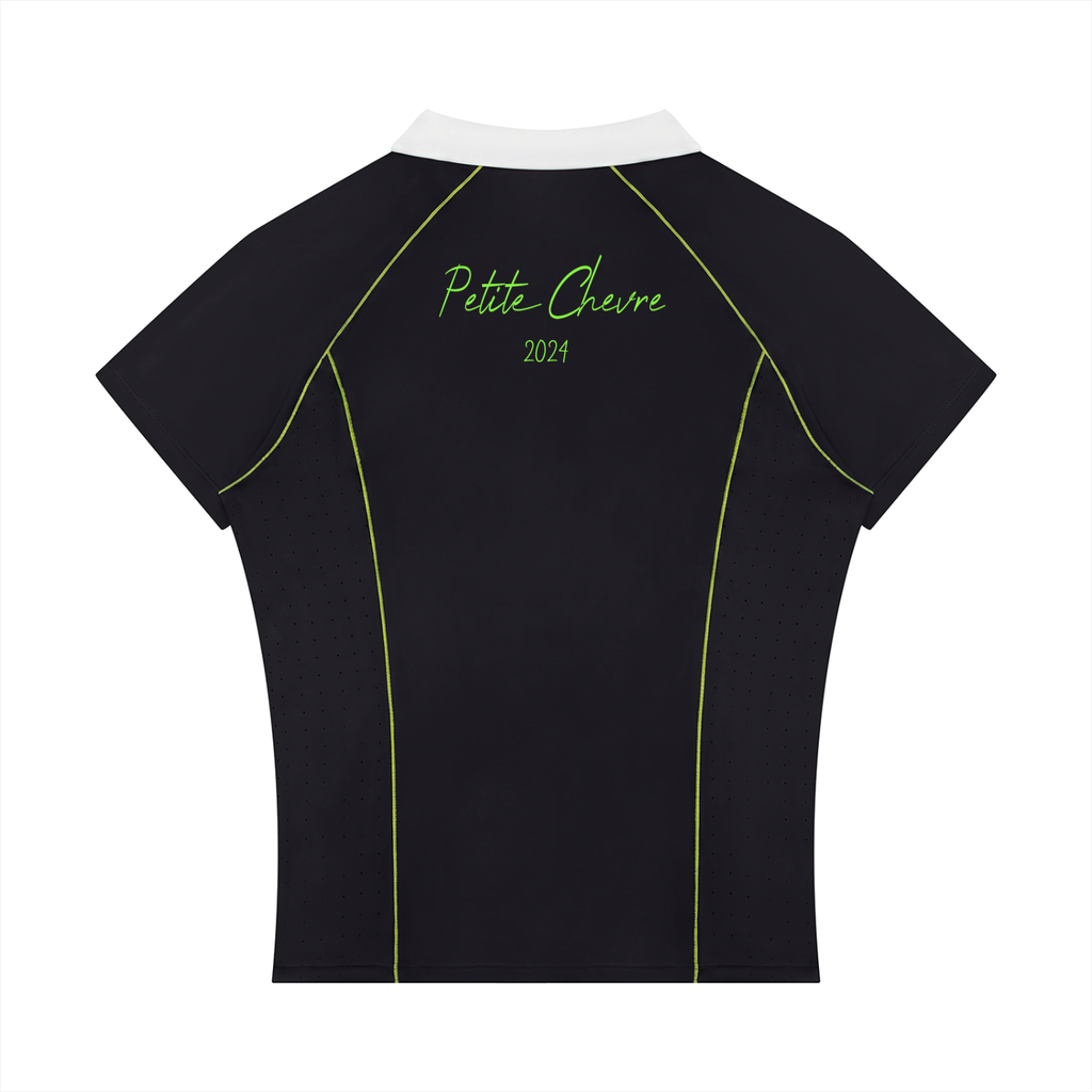 Women’s Slim Fit Quarter-Zip Polo Shirt