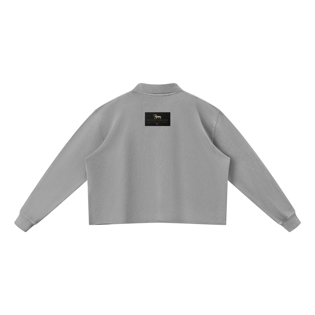 Unisex Mineral Wash Pullover Sweatshirt