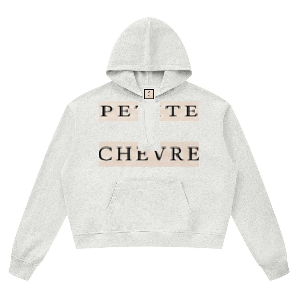 Boxy Raw Edge Hoodie  (multiple colors)