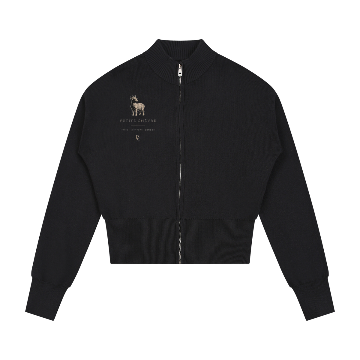 Women’s Mock Neck Zip Up Cardigan