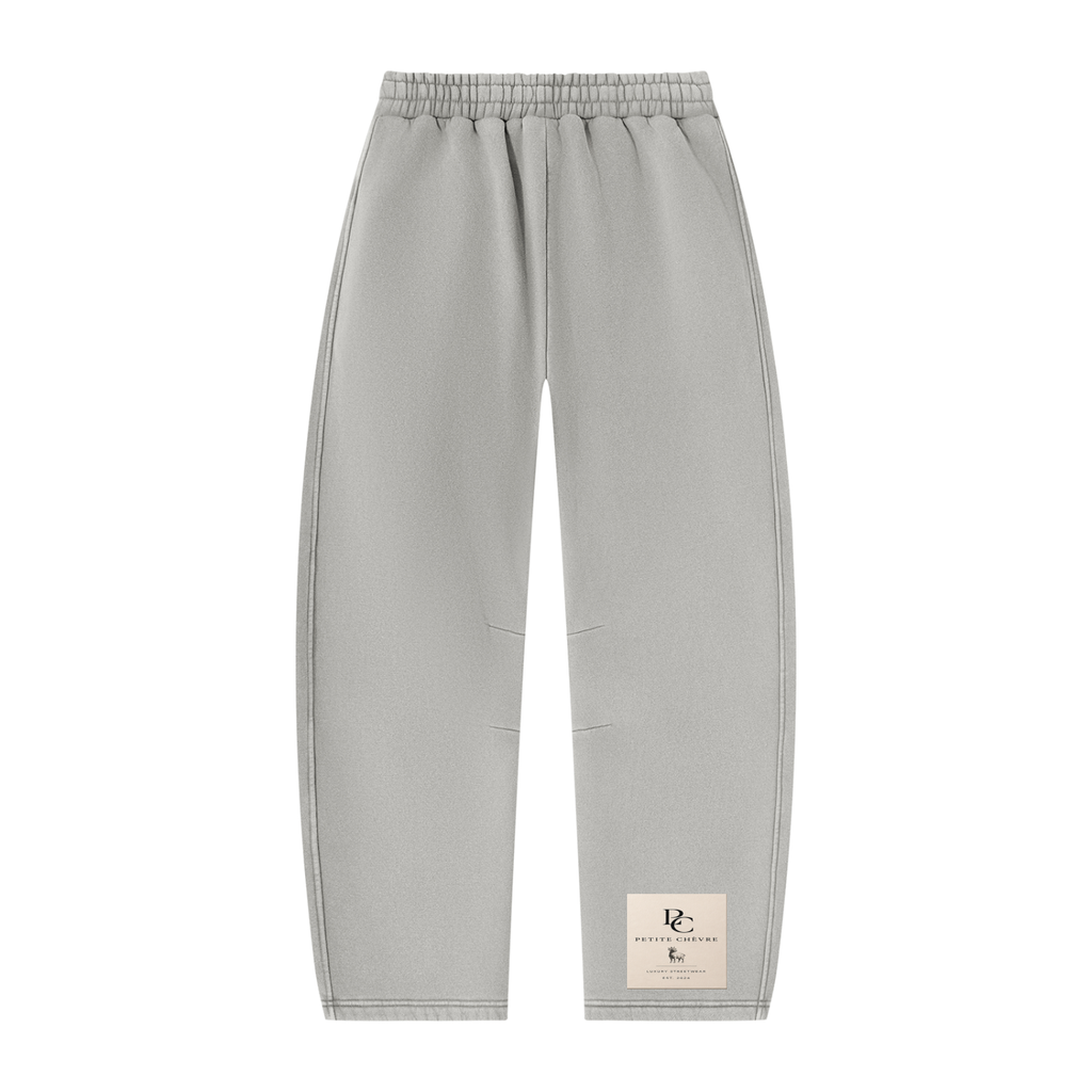 Unisex Vintage Wash Barrel Leg Fleece Sweatpants (multiple colors)