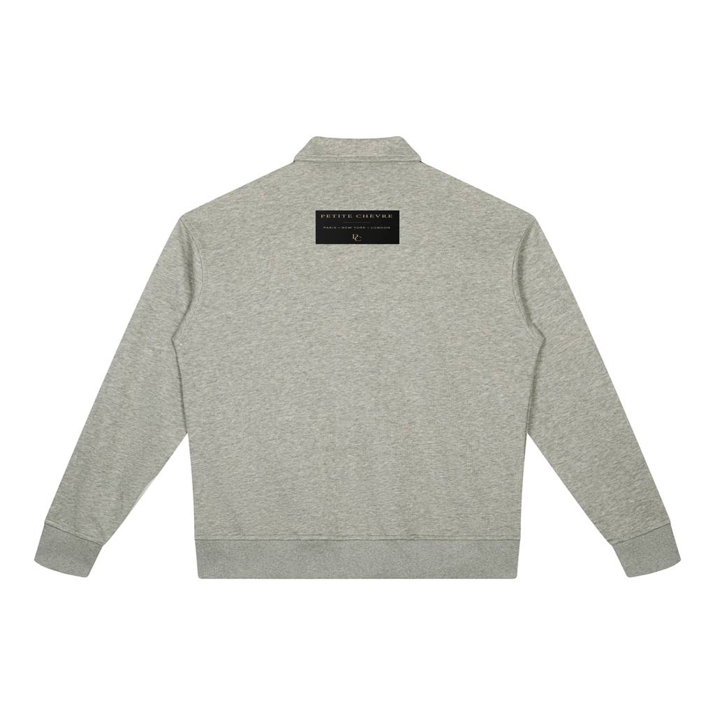 Unisex Boxy Quarter-Zip Sweatshirt