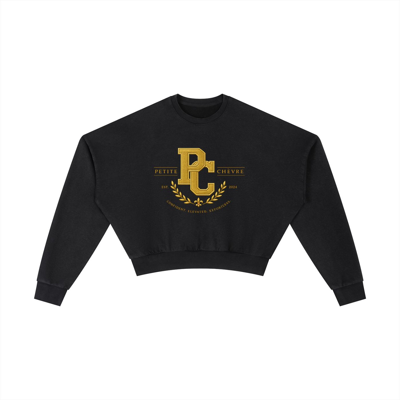 Vintage Washed Cropped Sweatshirt