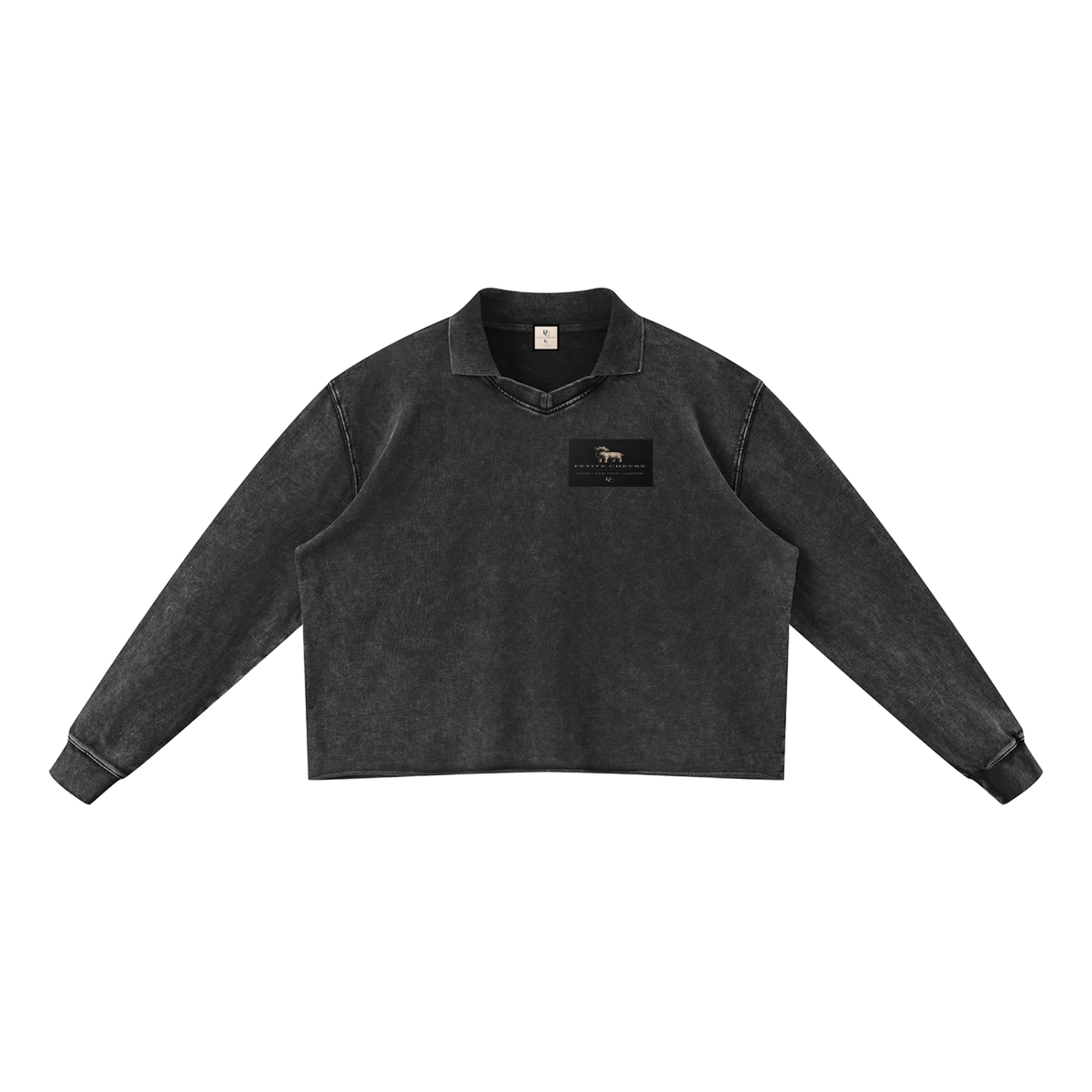 Unisex Mineral Wash Pullover Sweatshirt