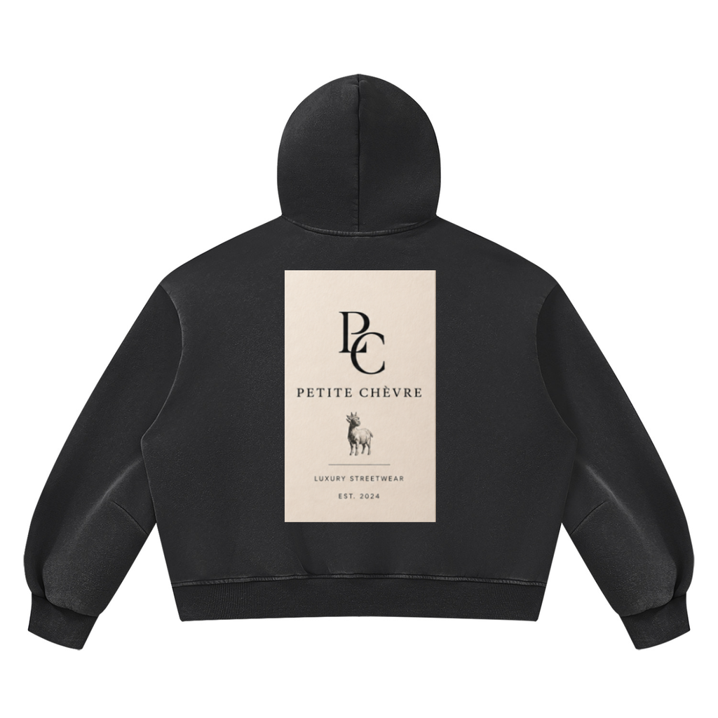 Vintage Wash Boxy Fleece Hoodie (multiple colors)