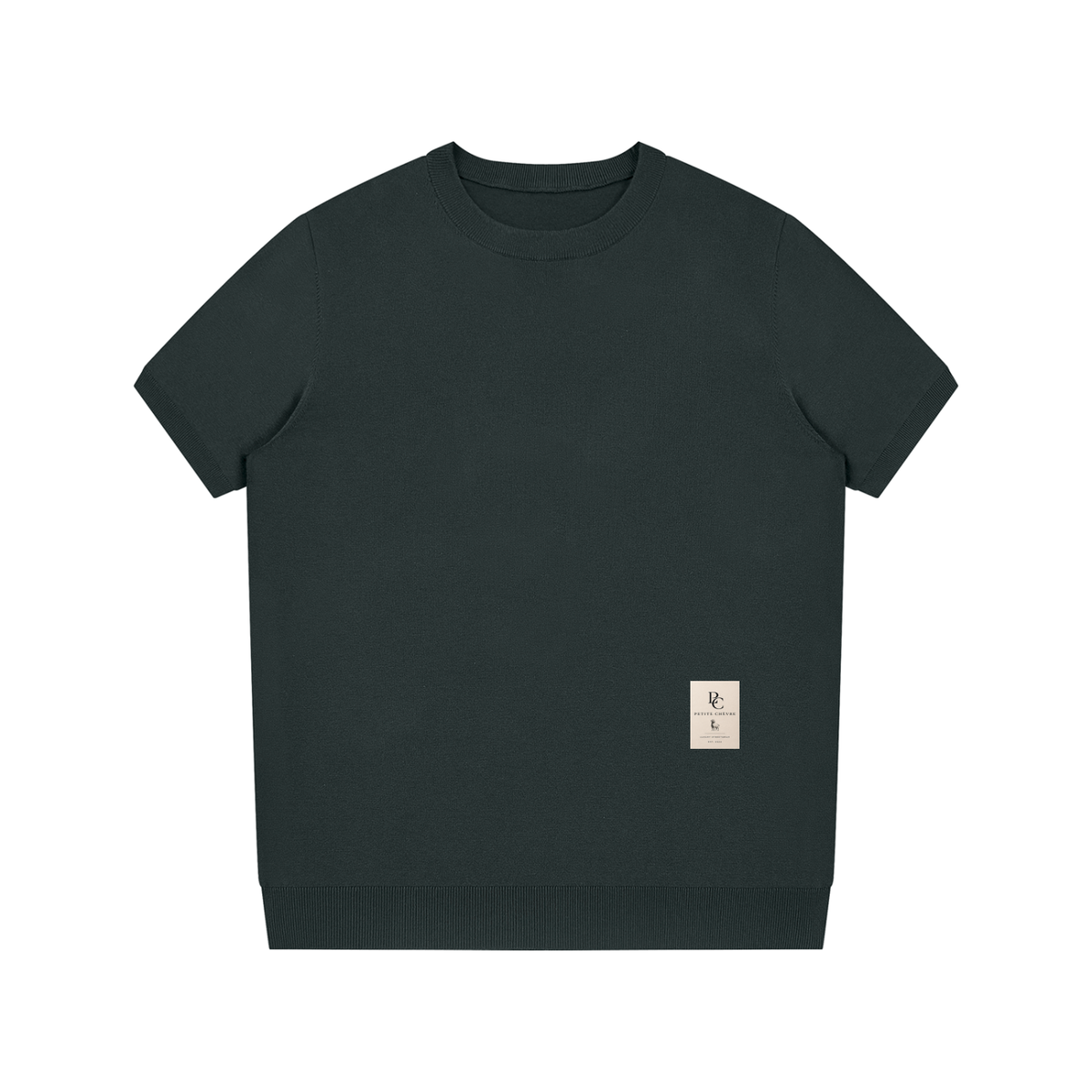 Crewneck Knit T-Shirt (multiple colors)