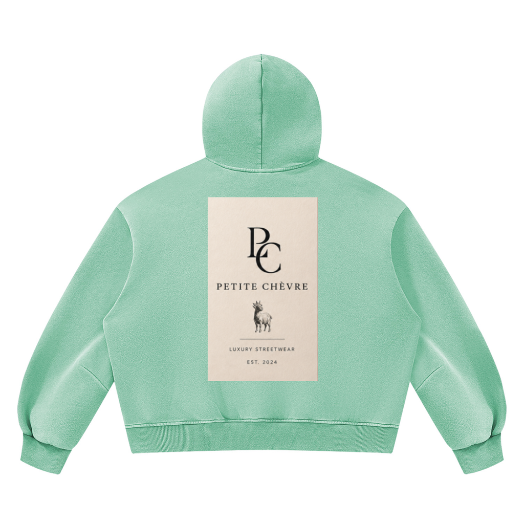Vintage Wash Boxy Fleece Hoodie (multiple colors)