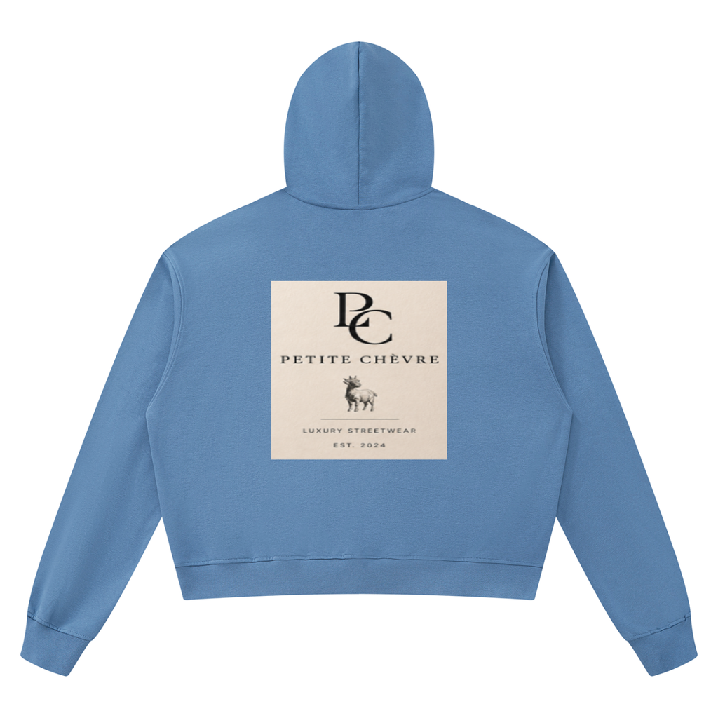 Boxy Raw Edge Hoodie  (multiple colors)