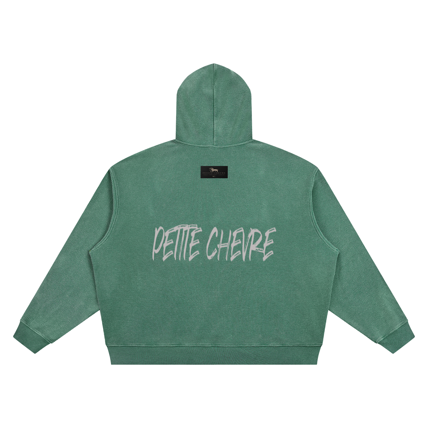 Unisex Vintage Wash Waffle Boxy Hoodie