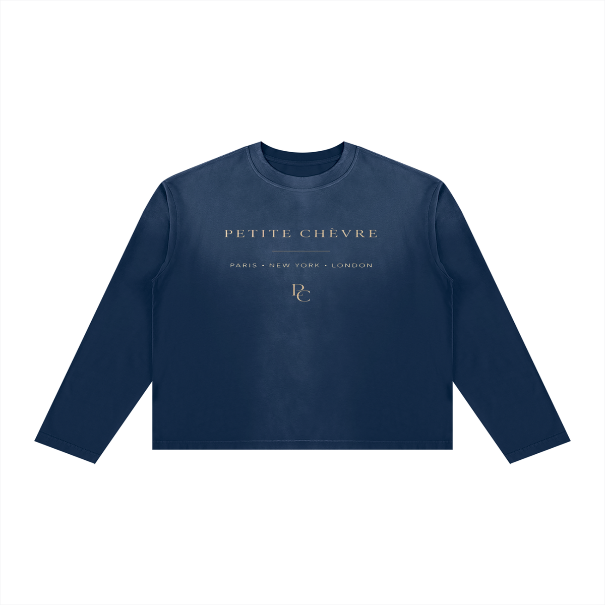 Unisex Sunfade Boxy Long Sleeve T-Shirt