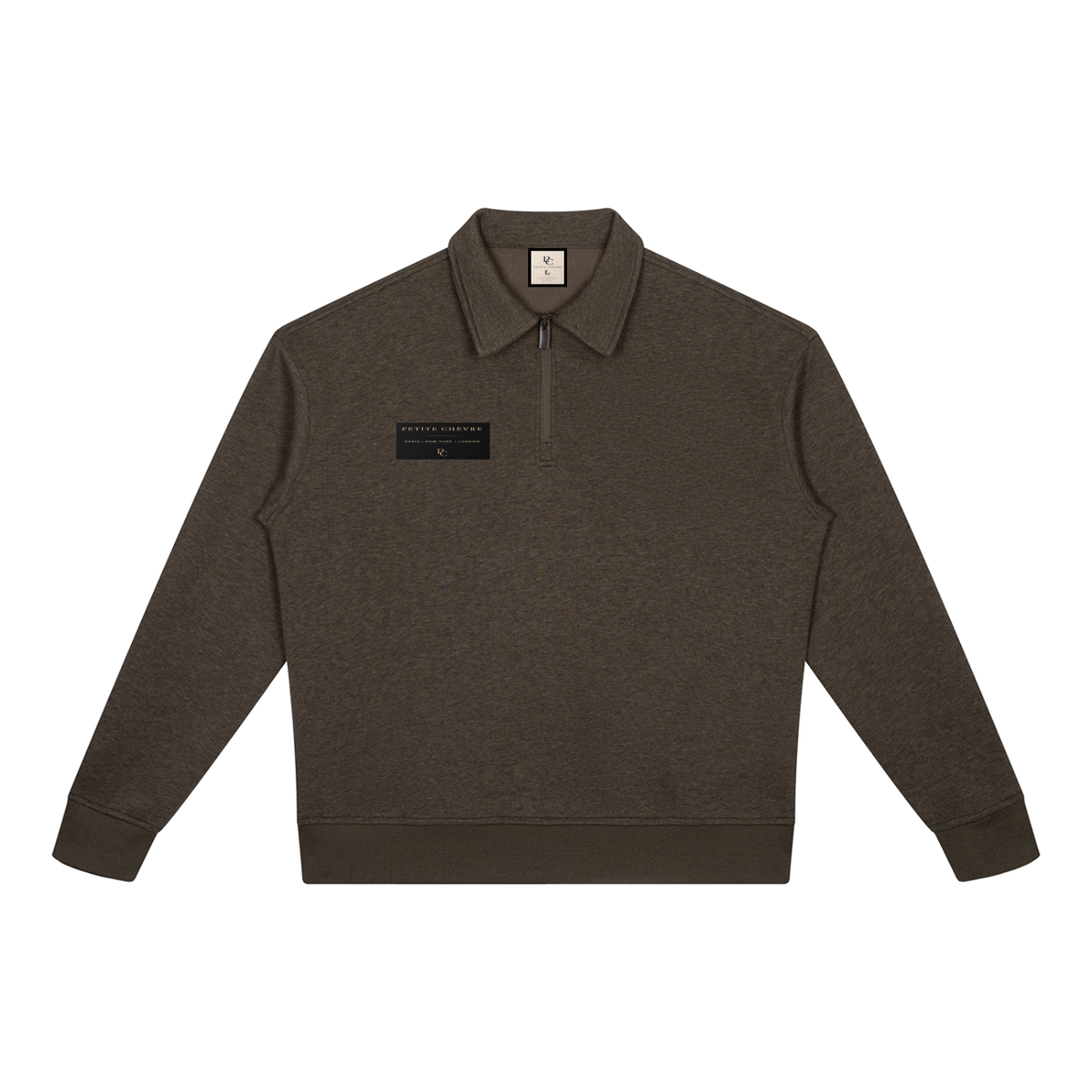 Unisex Boxy Quarter-Zip Sweatshirt