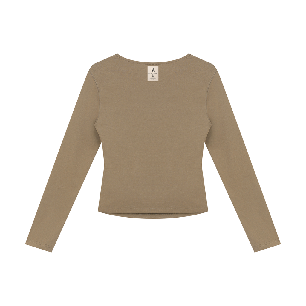 Women's Ruched Long Sleeve T-Shirt