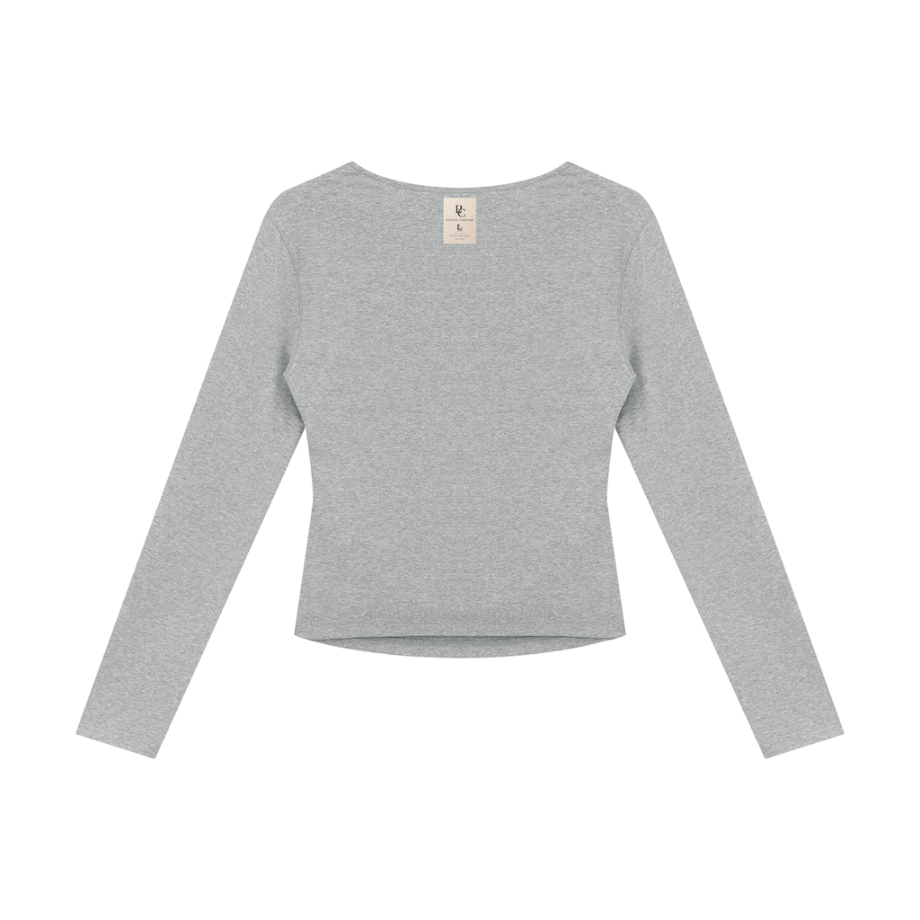 Women's Ruched Long Sleeve T-Shirt