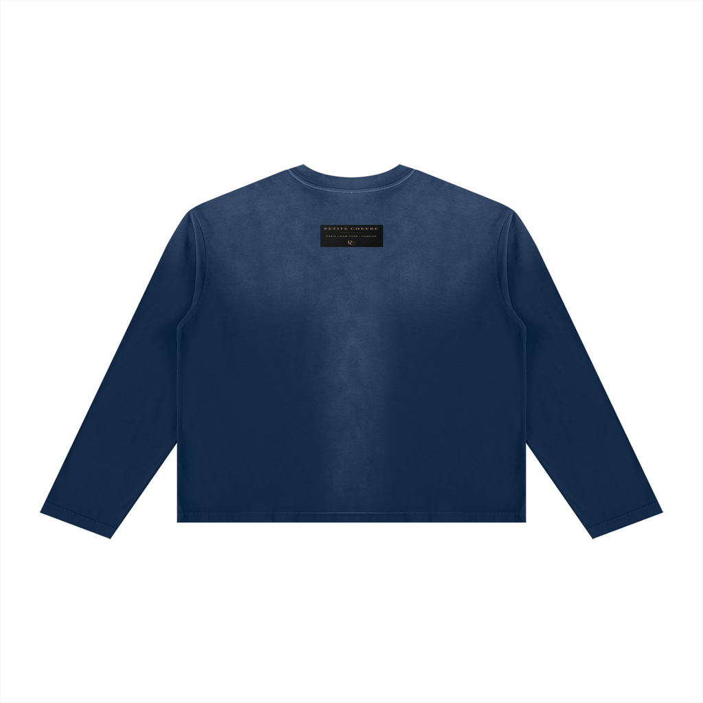 Unisex Sunfade Boxy Long Sleeve T-Shirt