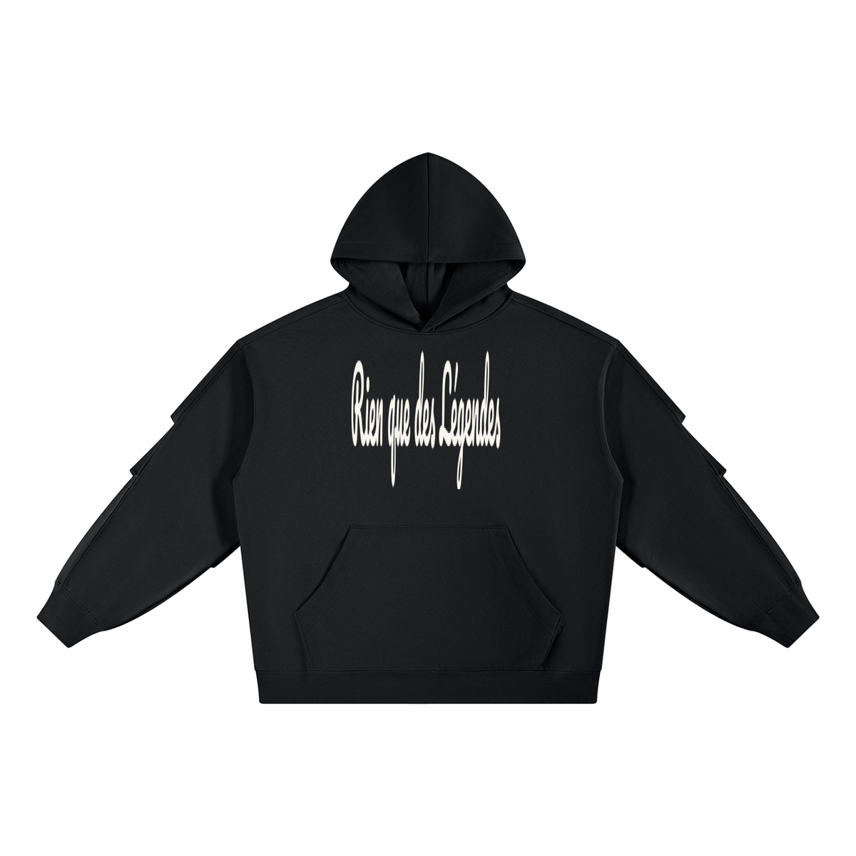Unisex Heavyweight Ruched Sleeves Hoodie