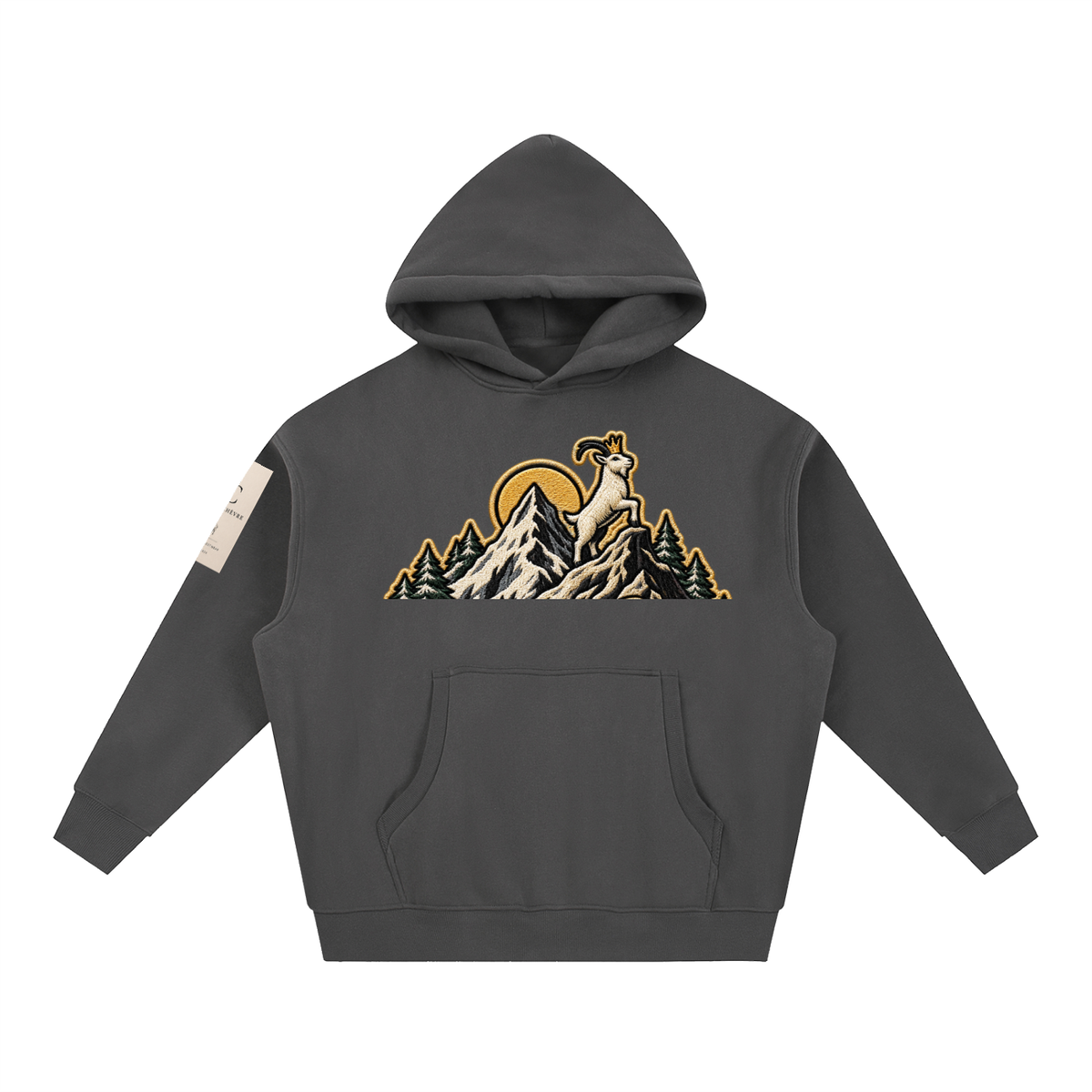 Essential Oversized Boxy Fit Fleece Hoodie