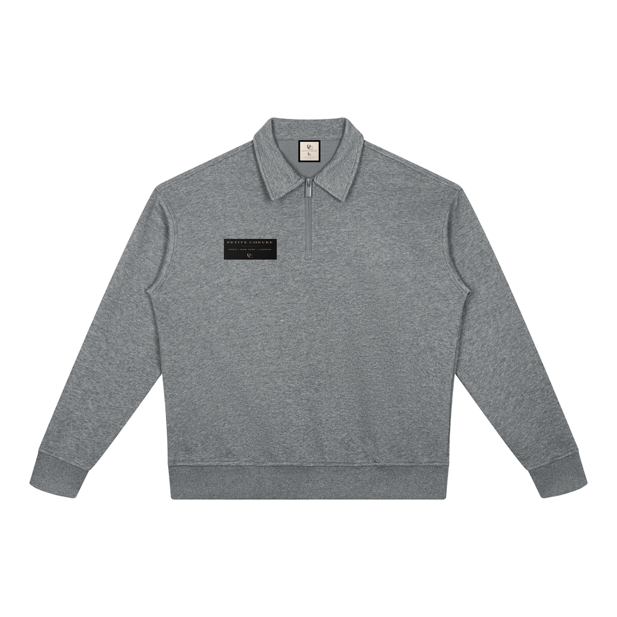 Unisex Boxy Quarter-Zip Sweatshirt