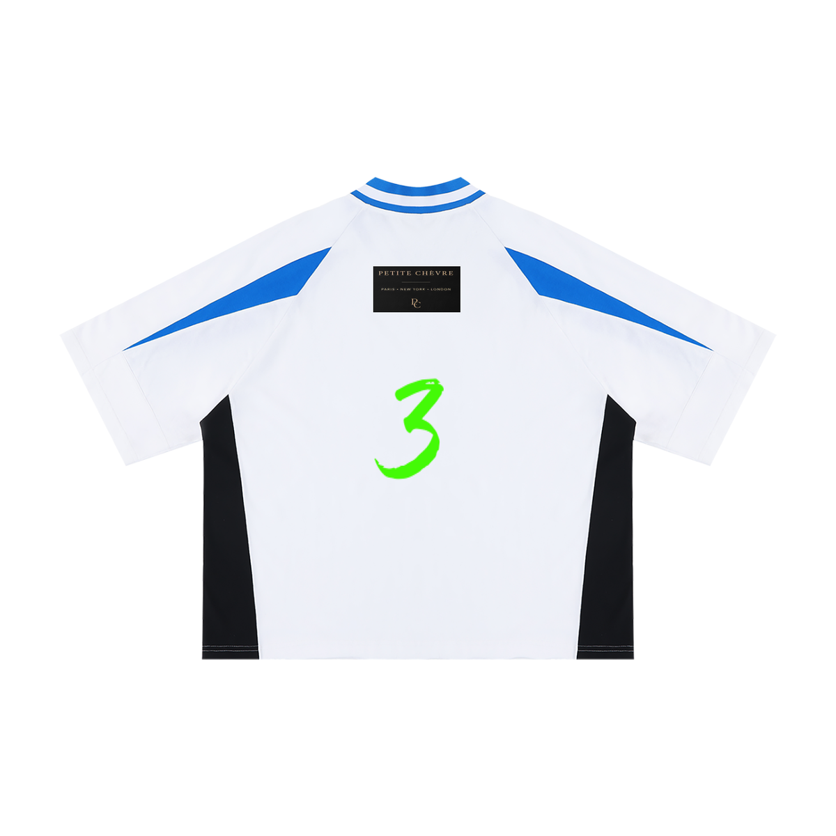 Unisex Oversized Color Block V-Neck T-Shirt