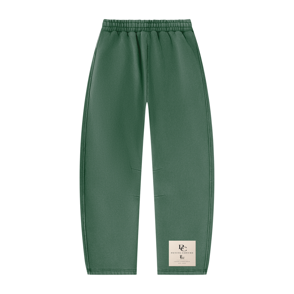 Unisex Vintage Wash Barrel Leg Fleece Sweatpants (multiple colors)