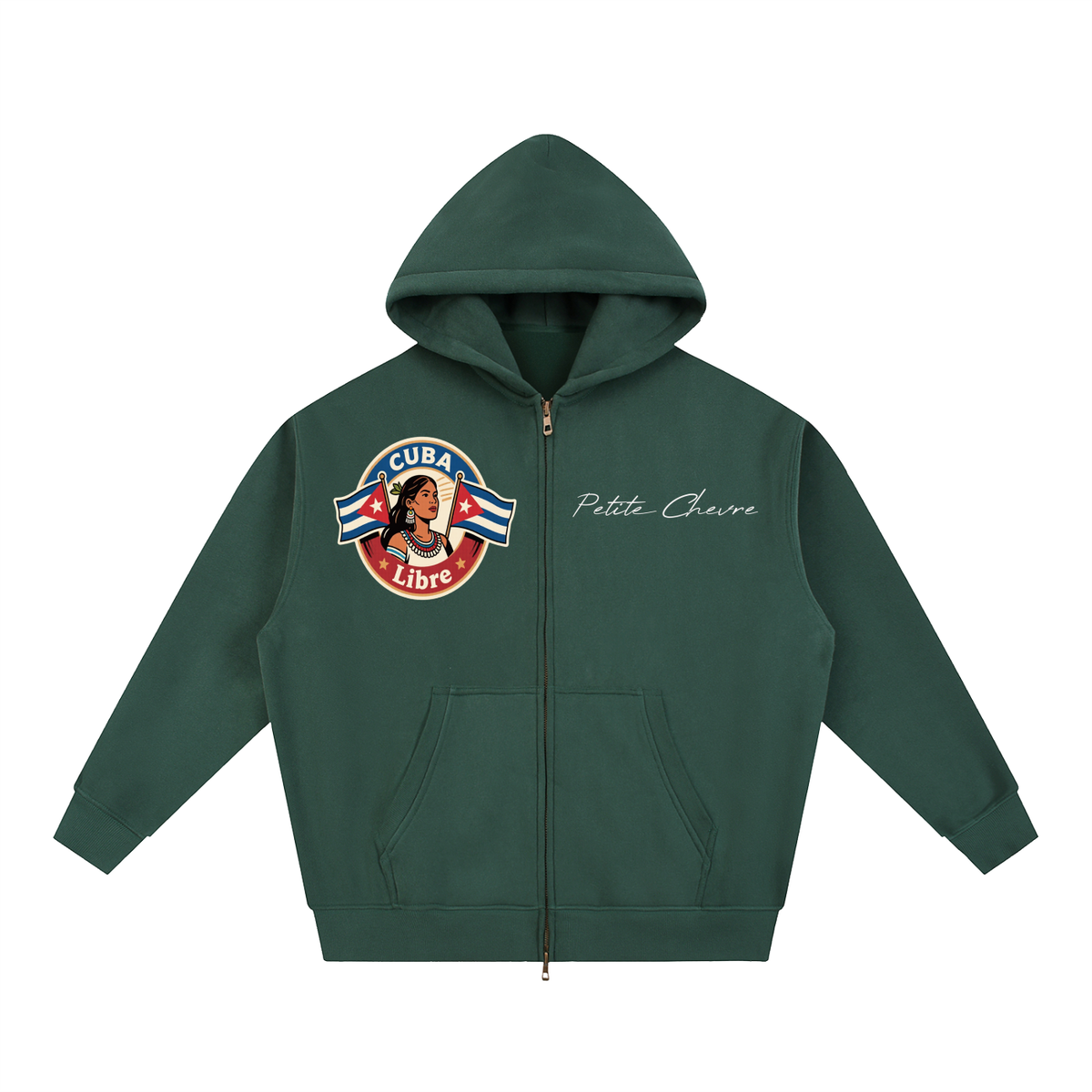 CUBA LIBRE Essential Oversized Fleece Boxy Hoodie