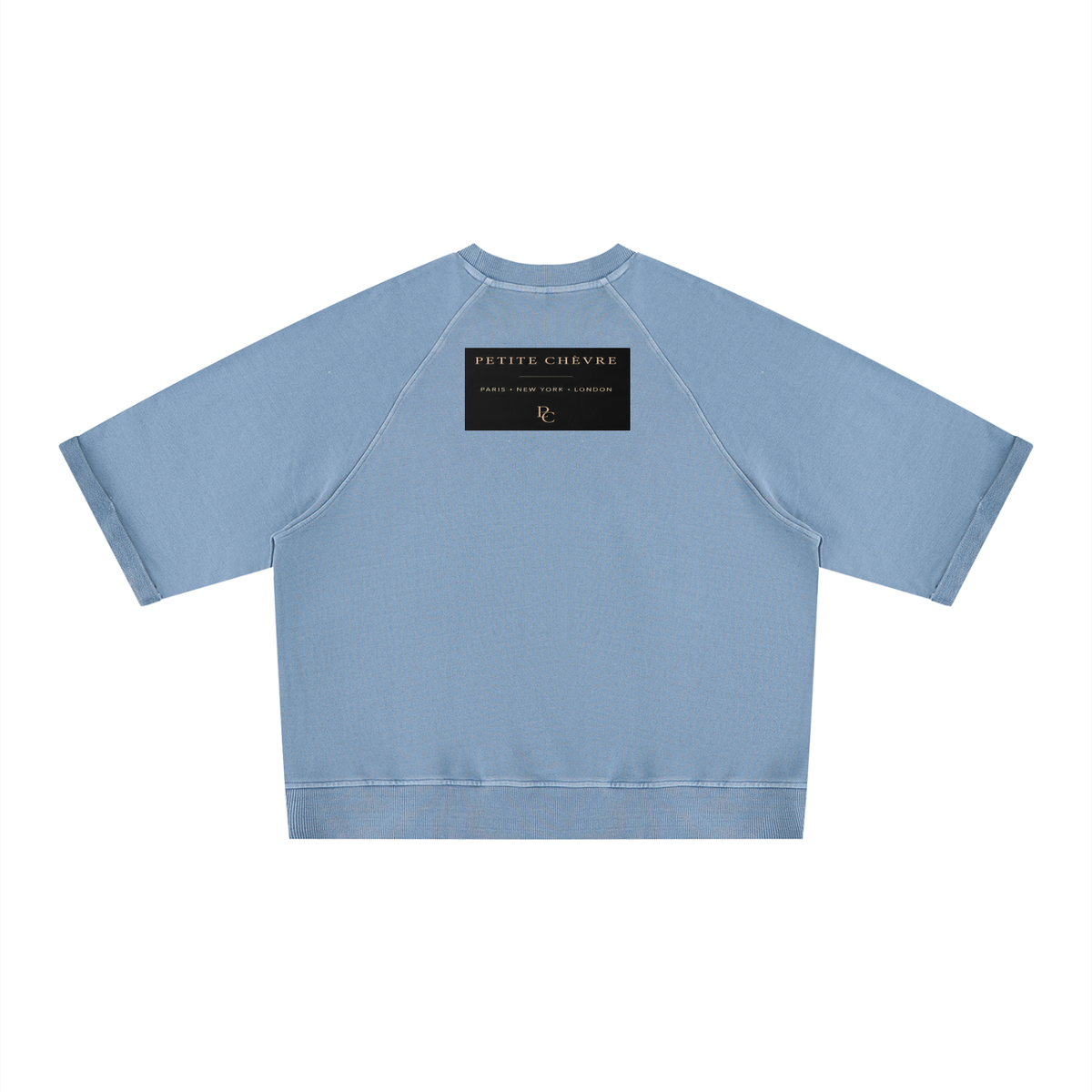 Unisex Vintage Wash Boxy Short Sleeve Sweatshirt